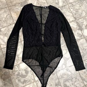 Charlotte Russe black bodysuit size M